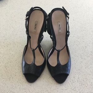 Miu Miu wedge heels